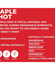 Maple Shot  100 REAL Maple Syrup  Travel Size  Hiking  Cycling  Camping  Athletic Fuel  PURE Maple Energy Gel for Runners  Endurance Fuel 10pack