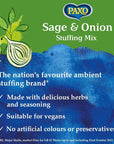 Paxo Sage and Onion Stuffing Mix  85g  Pack of 4 85g x 4