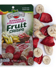 BrothersALLNatural Fruit Crisps Strawberry Banana 042 oz Pack of 24