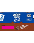 PopTarts Baked Pastry Bites Kids Snacks School Lunch Frosted Chocolatey Fudge 7oz Box 5 Pouches