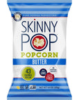 SkinnyPop Butter Popcorn Gluten Free NonGMO Healthy Popcorn Snacks Skinny Pop 44oz Grocery Size Bag