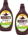 Hershey Simply 5 Chocolate Syrup  Pack of 2  Smiling Sweets  Only 5 Ingredients  Genuine Chocolate Flavor  No High Fructose Corn Syrup  Stock Up Today