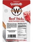 Weavers Beef Sticks 80 original mild flavored 7 beef sticks per 40oz bag