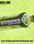 BODYARMOR ZERO Sugar Lemon Lime Sugar Free Sports Drink  LowCalorie Hydration  Natural Flavors with Potassium Packed Electrolytes Antioxidants and Bvitamins 20 fl oz pack of 6