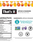 Thats it Mini Fruit Bars Variety 20 Pack No Sugar Added PlantBased Vegan  Gluten Free Breakfast Bar Paleo for Children  Adults Non GMO Fiber