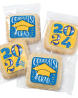 Graduation Cookies Gift Basket Box 2024  Individually Wrapped  4 Pack  Congratulations Congrats Grad for Women Men Kids  Food Gift  Nut Free  Kosher Dairy