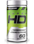 Cellucor Super HD for Men & Women - Enhance Focus and Increase Energy - Capsimax, Green Tea Extract, 160mg Caffeine & More 60 Servings