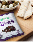 Veggicopia Greek Olives Variety Pack, Whole30 Approved (1oz bags, 48-pack) | Green Olives & Kalamata Olives | Keto Tasty Pitted Snack Olives from Greece | Brine-free | Paleo-Friendly | Shelf-Stable