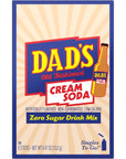 Dads Old Fashioned Cream Soda Singles To Go Sugar Free Powdered Drink Mix  Pack of 66 Boxes with 6 Sticks Per Box  36 Total Packets  Low Calorie