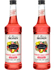 Monin  HomeCrafted Strawberry Ginger Lemonade Cocktail Mixer ReadytoUse Drink Mix Sweet  Tart Flavor Just Add Vodka Perfect for Cocktails  Iced  Frozen Beverages 750 ml 2Pack