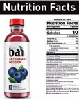 Bai Drinks - Flavored Water Assortment - BETRULIGHT Value Pack of 5 (Hillside Variety)