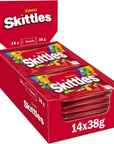 Skittles Coated Chewy Lens Fruit Candy - 14x38g