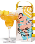 Thoughtfully Cocktails Margarita Cocktail Mixer Gift Set PreMeasured Single Serve Mixers Margarita Fruit Flavors Include Strawberry Mango Watermelon and Peach Set of 4 Contains NO Alcohol