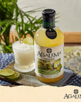 Agalima Authentic Organic Margarita Drink Mix All Natural 1 Liter 338 Fl Oz Glass Bottle Individually Boxed