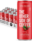 The Other Side of Coffee  Upcycled Coffee Fruit Juice Drink NonCarbonated Antioxidant Rich Low Caffeine 30mg Low Calorie Low Sugar 100 Natural 12 Fl Oz Berry Flavor Pack of 12