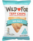 WILD FOR Sea Salt Teff Chips, 3.5 OZ