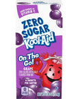 Kool-Aid Sugar-Free Grape On-The-Go Powdered Drink Mix 6 Count (Pack of 1)