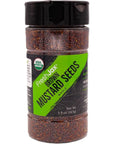 Certified Organic Brown Mustard Seeds - 5.9 Ounce