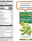 Edensoy Unsweetened Eden Organic Soymilk NonGMO USA Whole Soy Soya Milk NonDairy Vegan Plain Shelf Stable 32 oz 6Pack