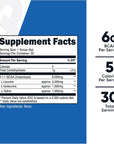 Nutricost BCAA Powder (Unflavored, 30 Servings) - Vegetarian, Non-GMO, Gluten Free, Optimal 2:1:1 Ratio