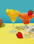 Thoughtfully Cocktails Margarita Mixer Gift Set 23 Ounces Each Flavors Include Blood Orange Strawberry Mango Watermelon and Lime Includes Rimming Salt Pack of 5 Contains NO Alcohol