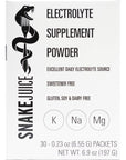 SNAKE Juice Keto Diet Electrolyte Powder, Unflavored, Fasting-Focused Supplement Beverage Mix, 30 Easy-Open Packets