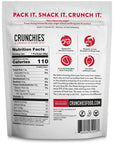 Crunchies Freeze-Dried Fruits, 100% All Natural Crispy Fruit, Non GMO and Kosher, Resealable Freeze Dried Fruit Snack Packs, Pack of 6 (Strawberry Banana)