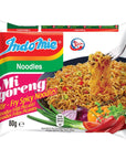 Indomie Mi Goreng Instant Stir Fry Noodles Halal Certified Hot  Spicy  Pedas Flavor Pack of 30 282 Ounce Pack of 30