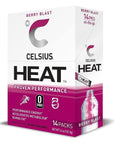 CELSIUS HEAT On-the-Go Performance Energy Powder Stick - (Pack of 14)