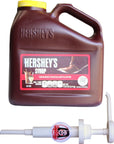 Hersheys Syrup Chocolate 7 lb 8 oz  a Sophley 33 oz 10 ml Chocolate SyrupCondiment Pump Set