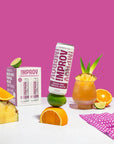 IMPROV BoozeFree Cocktails 12oz NonAlcoholic Beverage Mocktail Drink Mixer Vegan Gluten Free Zero Proof 4Pack Tropical Mai Tai