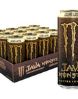 Monster Energy Java Café Latte, Coffee - 15 Ounce (Pack of 12)