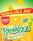 Amos Peelable Mango Candy Peelerz Gummy Mango Peeling CandyResealable 219oz Bag Pack of 3