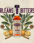 Scrappys Bitters  Orleans 5 oz  Organic Ingredients Finest Herbs  Zests No Extracts Artificial Flavors Chemicals or Dyes Made in the USA