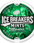 ICE BREAKERS Spearmint Sugar Free Breath Mints Tins 15 oz 8 Count