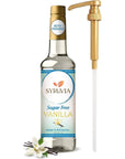 Syruvia Sugar-Free Vanilla Coffee Syrup – 25.4 fl oz