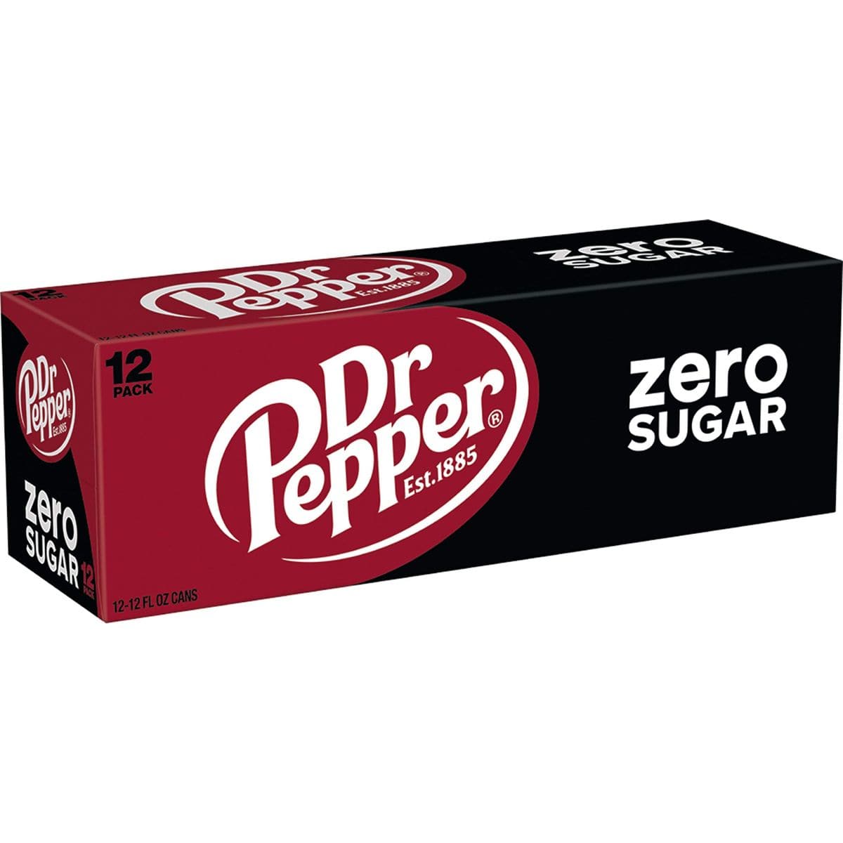 DR PEPPER ZERO SUGAR  12 OZ 12 PK