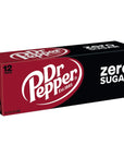 DR PEPPER ZERO SUGAR  12 OZ 12 PK