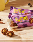 Sweet Nothings Oatmeal Raisin USDA Organic Nut Butter Bites Protein Bar Nut  Date Snack Filled with Peanut Butter 122 Bite Value Packs  No Added Sugar Plant Based Vegan Only 7 Ingredients