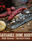 Cattlemans Cut Spicy Double Smoked Sausages 12 Ounce