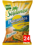 Soldanza Lightly Salted Plantain Chips, 2.5 Ounce (Pack of 24)