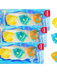 Amos 4D Gummy Fish Candy Tropical Fish Shaped Fruity Snacks for Kids Orange  Pineapple  Blueberry Flavor 106 OuncesPack of 3