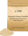 Pure Original Ingredients Acerola Cherry Powder 1lb Non-GMO