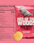 Hen of the Woods Kettle Cooked Potato Chips, Red Wine Vinegar Flavor, 2 Ounce Bag, 12-Pack