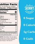 Jordans Skinny Mixes Sugar Free Syrup Genie Flavor Fruit Flavored Water Enhancer Drink Mix for Ice Tea Lemonade  More Zero Calorie Flavoring Keto Friendly 254 Fl Oz 1 Pack