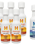 Hipshots Energy Shots for Energy Support - Natural with Kanna, B12, L-Theanine and 200mg