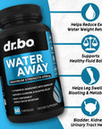 Water Pills Diuretics for Water Retention - Natural Water Away Pills Herbal Diuretic Supplements for Stomach Bloating & Leg Swelling Relief - Reduce Fluid Pill Bloat for Swollen Legs & Feet Supplement