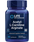 Life Extension Acetyl-L-Carnitine Arginate - Advanced Amino Acid Carnitine Supplement for Memory, Cognition, Cell Energy & Brain Health Support - Gluten-Free, Non-GMO - 90 Capsules