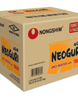 Nongshim Neoguri Spicy Seafood with UdonStyle Noodle 42 Ounce 4 Count Pack Of 8