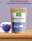 Ceylon Butterfly Pea Flower Tea Bags Pack of 30 Healthy Herbal Butterfly Pea Tea for Drinks Food Coloring Organic Dried Butterfly Pea Flowers Sourced from Sri Lanka